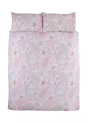 Sleepdown Blush Paisley Duvet Cover Set | Kaleidoscope