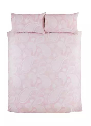 Sleepdown Blush Paisley Duvet Cover Set | Kaleidoscope