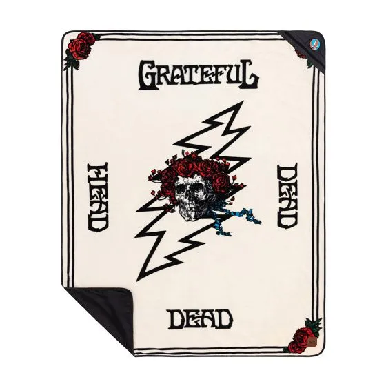 SLOWTIDE Deadhead White / Multicolored Blanket