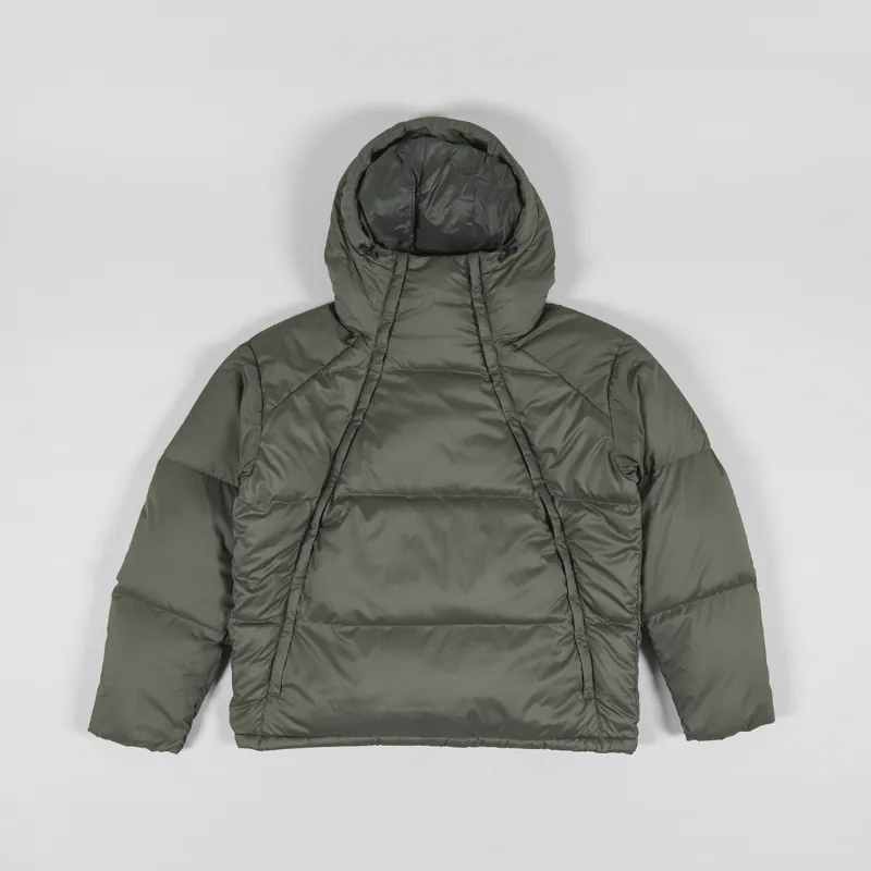 Snow Peak Recycled Light Down Pullover Olive