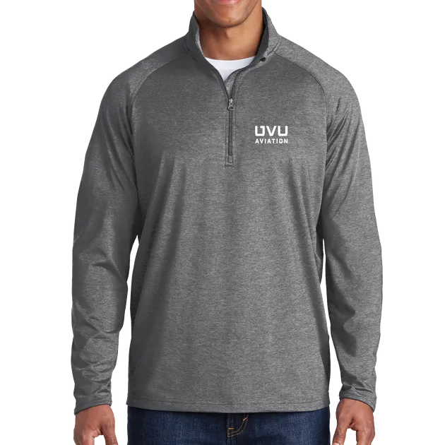 Sport-Tek Sport-Wick Stretch 1/2-Zip Pullover - UVU Aviation