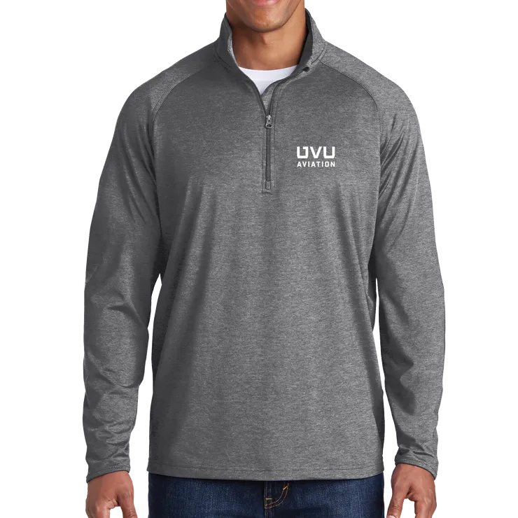 Sport-Tek Sport-Wick Stretch 1/2-Zip Pullover - UVU Aviation