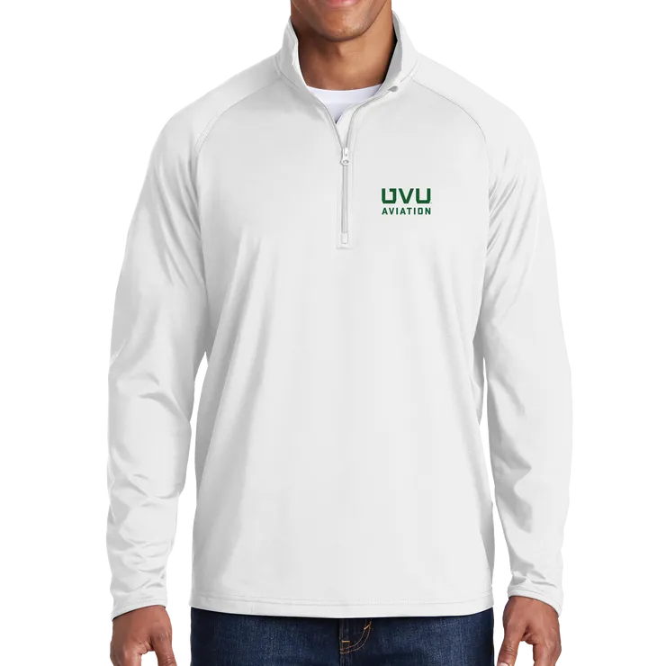 Sport-Tek Sport-Wick Stretch 1/2-Zip Pullover - UVU Aviation