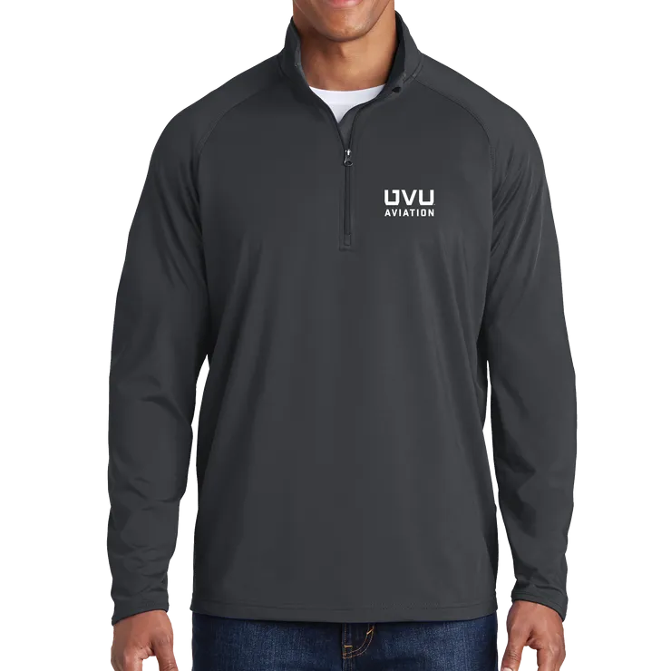 Sport-Tek Sport-Wick Stretch 1/2-Zip Pullover - UVU Aviation