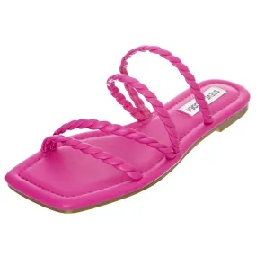 Steve Madden Womens Costelo Magenta Sandals