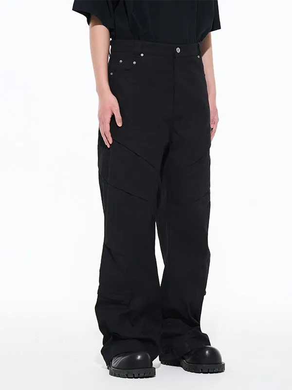 Straight Casual Wide Work-Pants