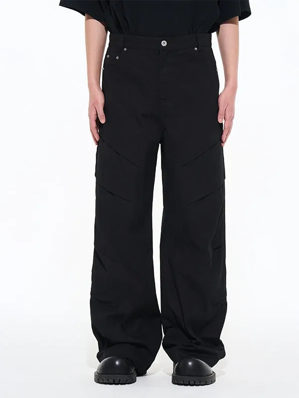 Straight Casual Wide Work-Pants