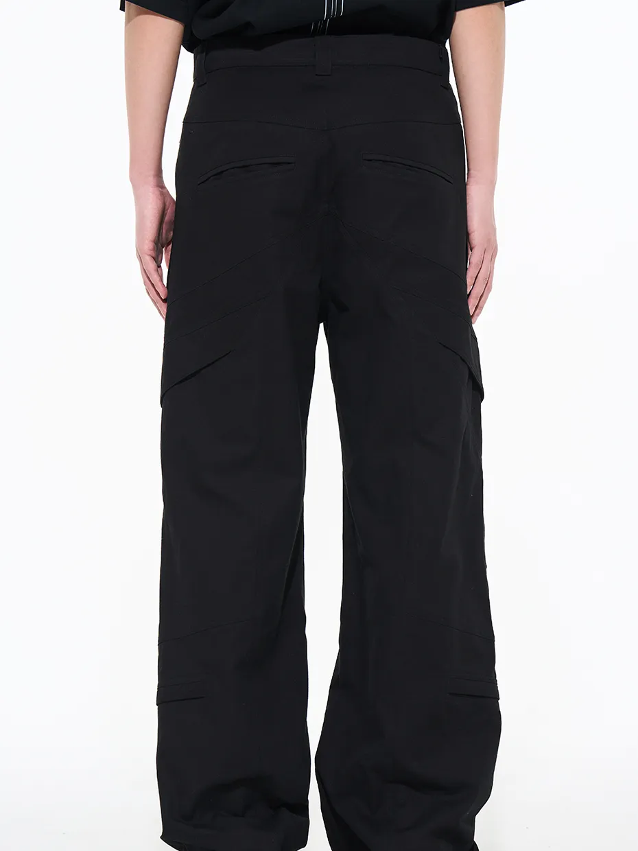 Straight Casual Wide Work-Pants