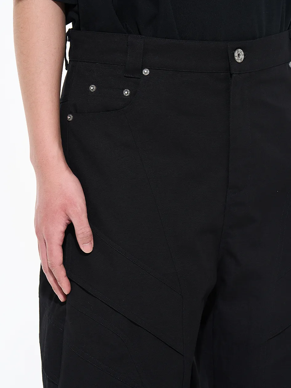 Straight Casual Wide Work-Pants