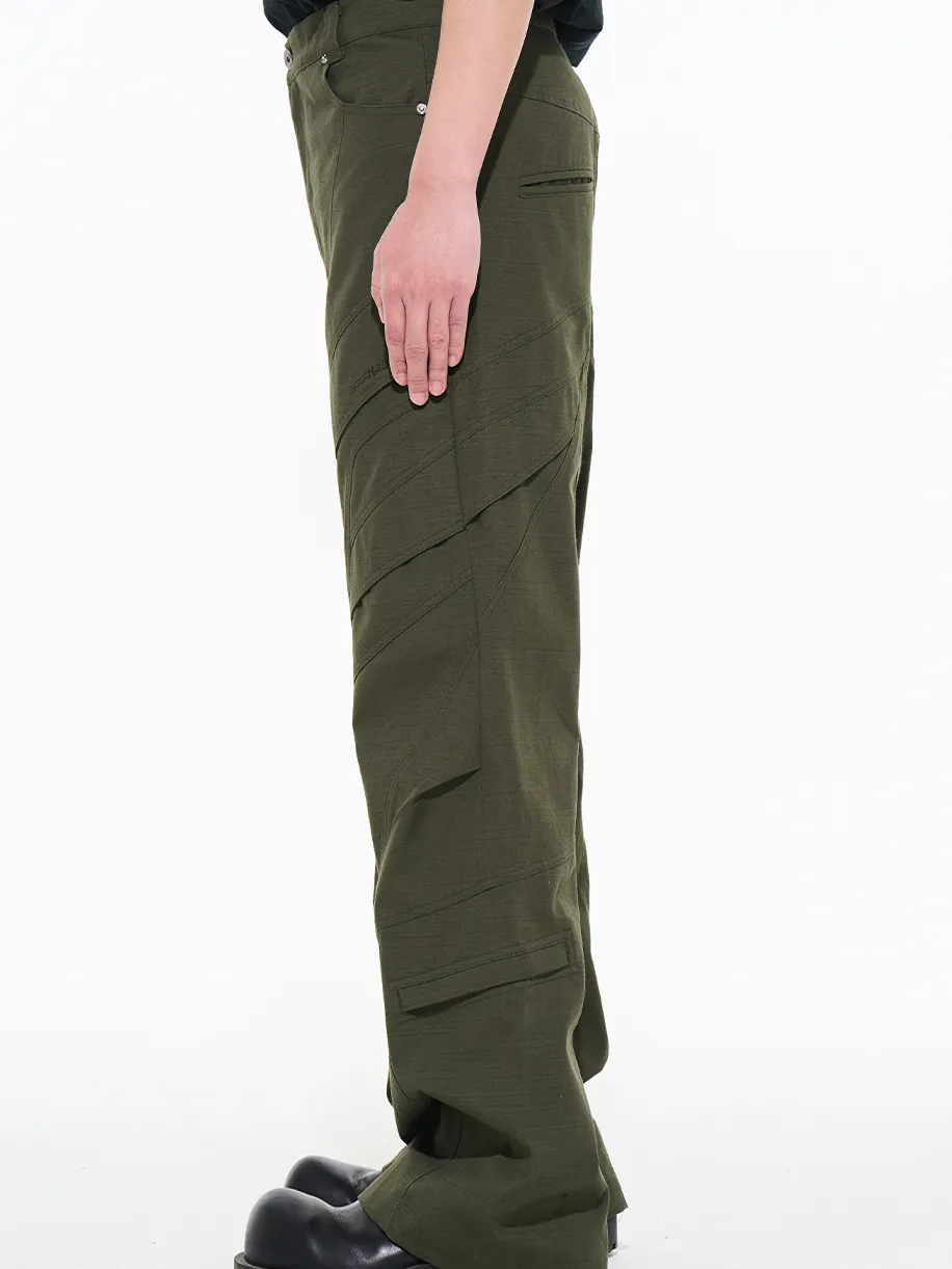 Straight Casual Wide Work-Pants