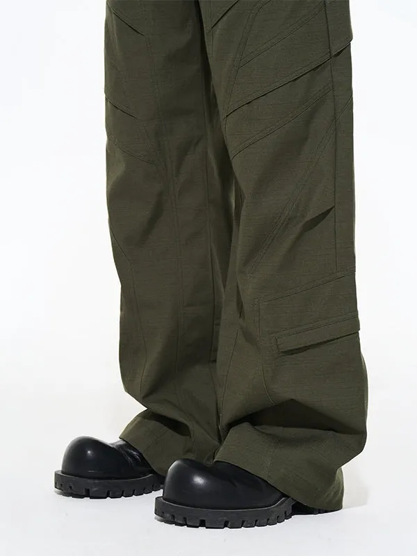 Straight Casual Wide Work-Pants