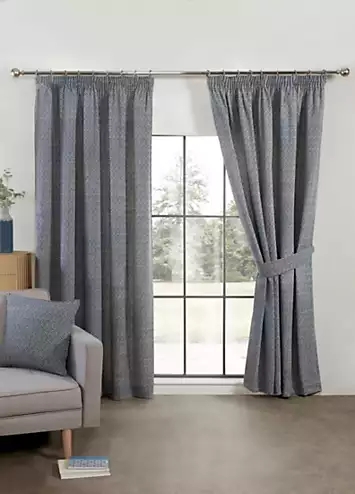 Sundour Aztec Pair of Pencil Pleat Lined Curtains | Kaleidoscope