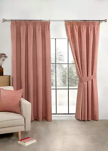 Sundour Aztec Pair of Pencil Pleat Lined Curtains | Kaleidoscope