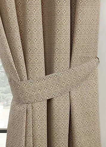 Sundour Aztec Pair of Pencil Pleat Lined Curtains | Kaleidoscope