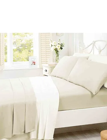 Supersoft Plain Dyed Flat Sheet Bedlinen by Belledorm