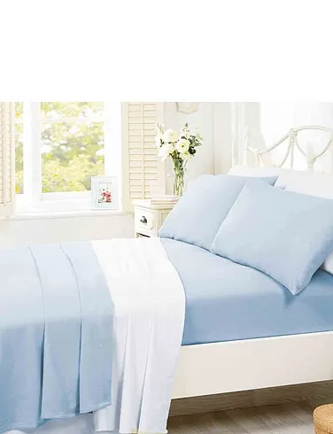 Supersoft Plain Dyed Flat Sheet Bedlinen by Belledorm