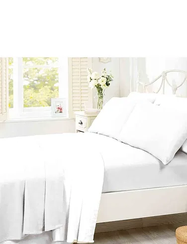 Supersoft Plain Dyed Flat Sheet Bedlinen by Belledorm