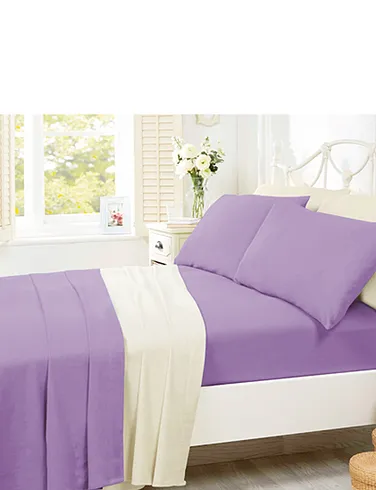 Supersoft Plain Dyed Flat Sheet Bedlinen by Belledorm