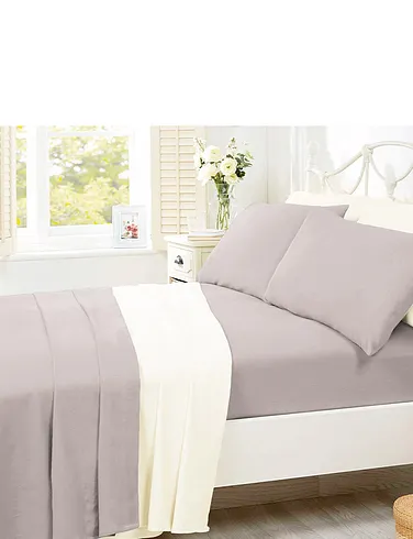 Supersoft Plain Dyed Flat Sheet Bedlinen by Belledorm