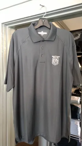 Tactical Polo w/ Badge - Graphite