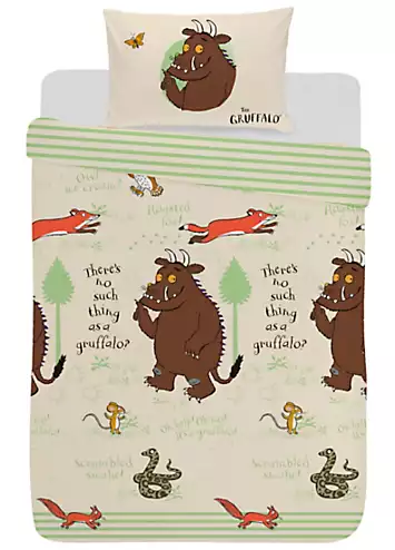 The Gruffalo Woodland Scene Junior Duvet Cover Set | Kaleidoscope