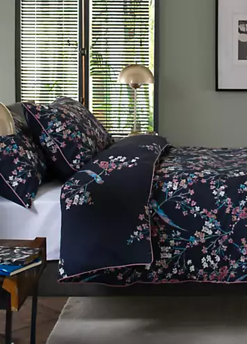 The Lyndon Company Night Bird 180 Thread Count Cotton Duvet Cover Set | Kaleidoscope