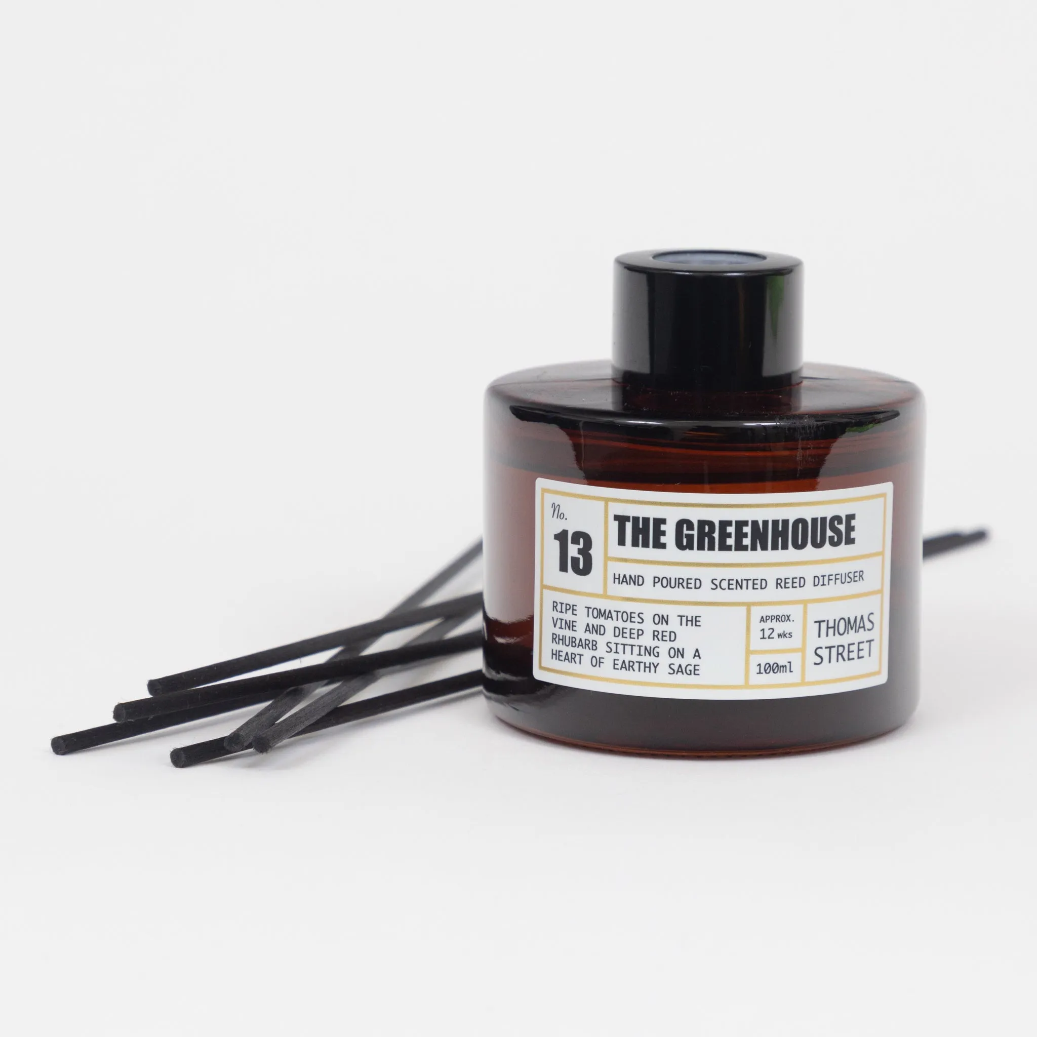 THOMAS STREET CANDLES THOMAS STREET CANDLES #13 The Greenhouse Scented Reed Diffuser (100ml)