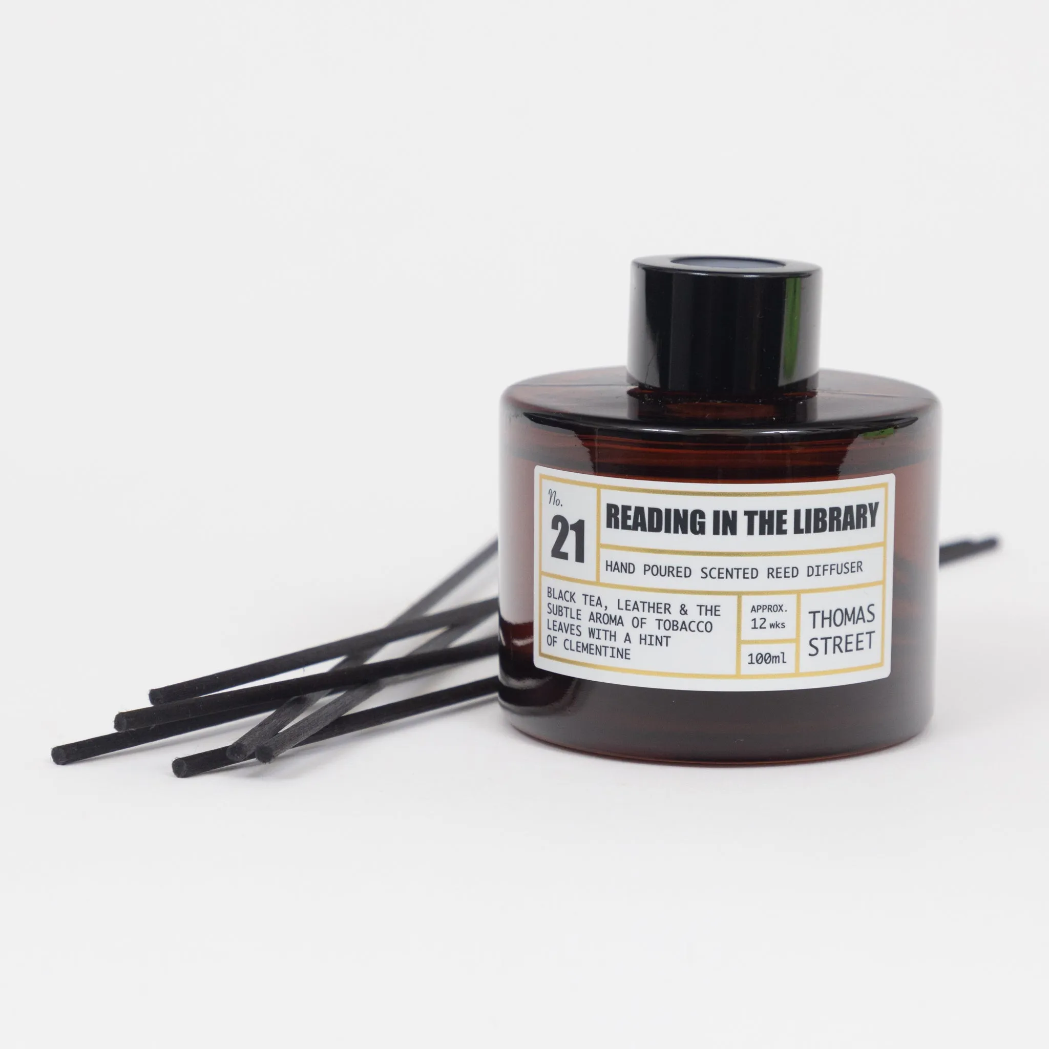 THOMAS STREET CANDLES THOMAS STREET CANDLES #21 Reading In The Library Reed Diffuser (100ml)