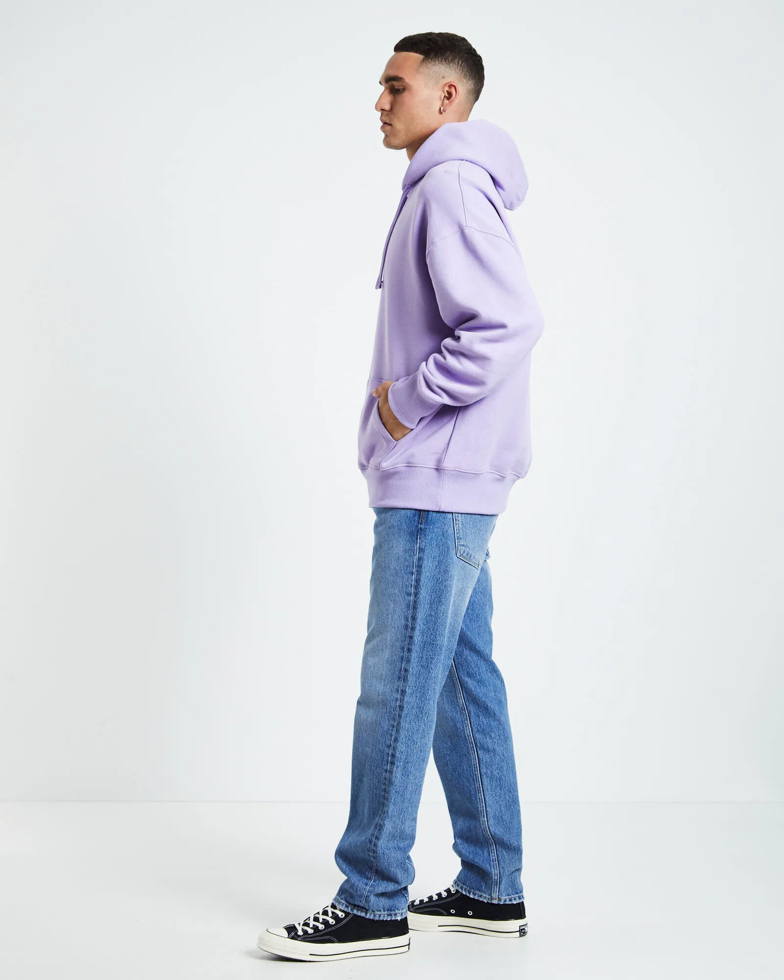 Tommy Jeans TJM Tommy Badge Hoodie Violet