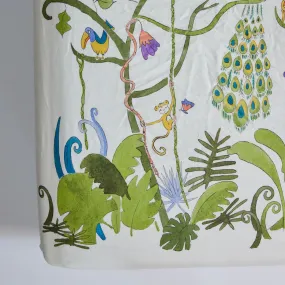 TROPICAL CHINOISERE CRIB SHEET