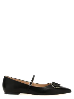 Twin Set 'Oval T' Ballet Flats