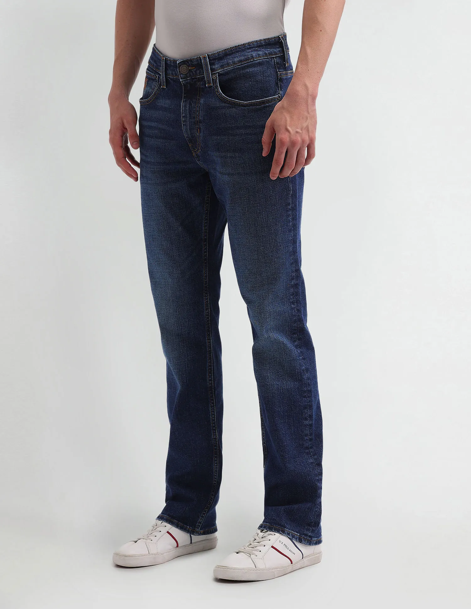 U.S. Polo Assn. Denim Co. Harold Slim Straight Fit Blue Jeans