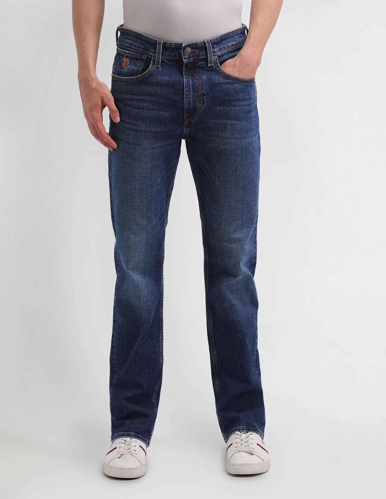 U.S. Polo Assn. Denim Co. Harold Slim Straight Fit Blue Jeans