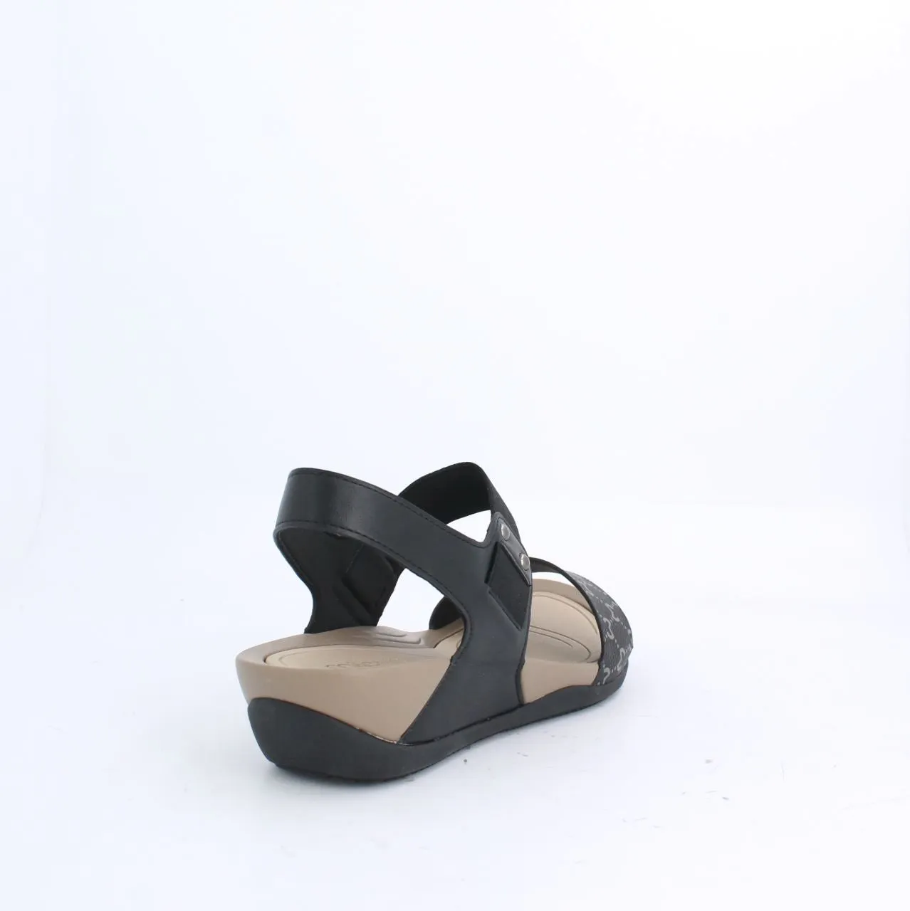 VETROY CASUAL SANDALS - BLACK