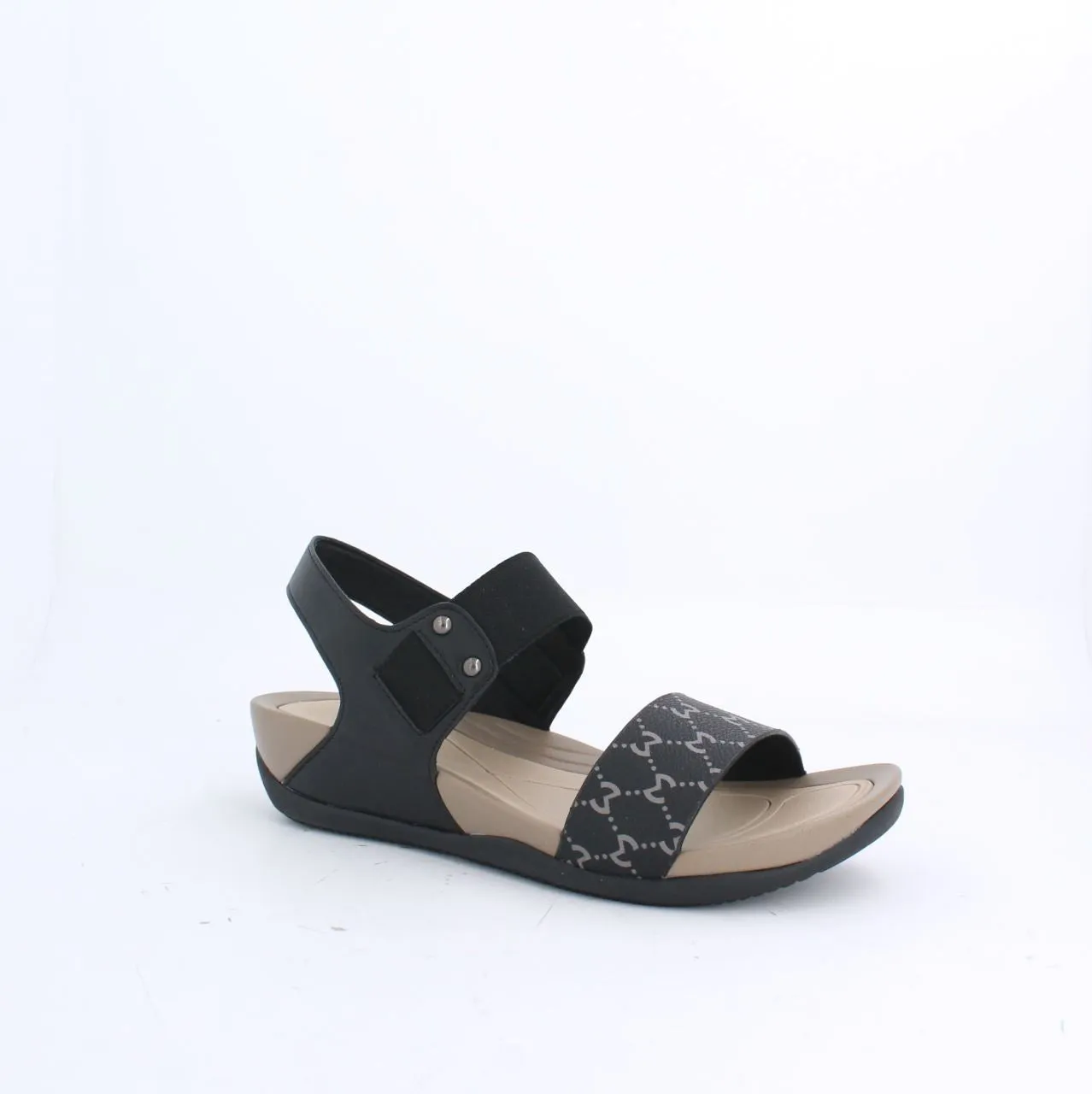 VETROY CASUAL SANDALS - BLACK