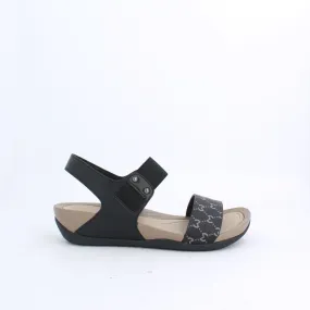 VETROY CASUAL SANDALS - BLACK