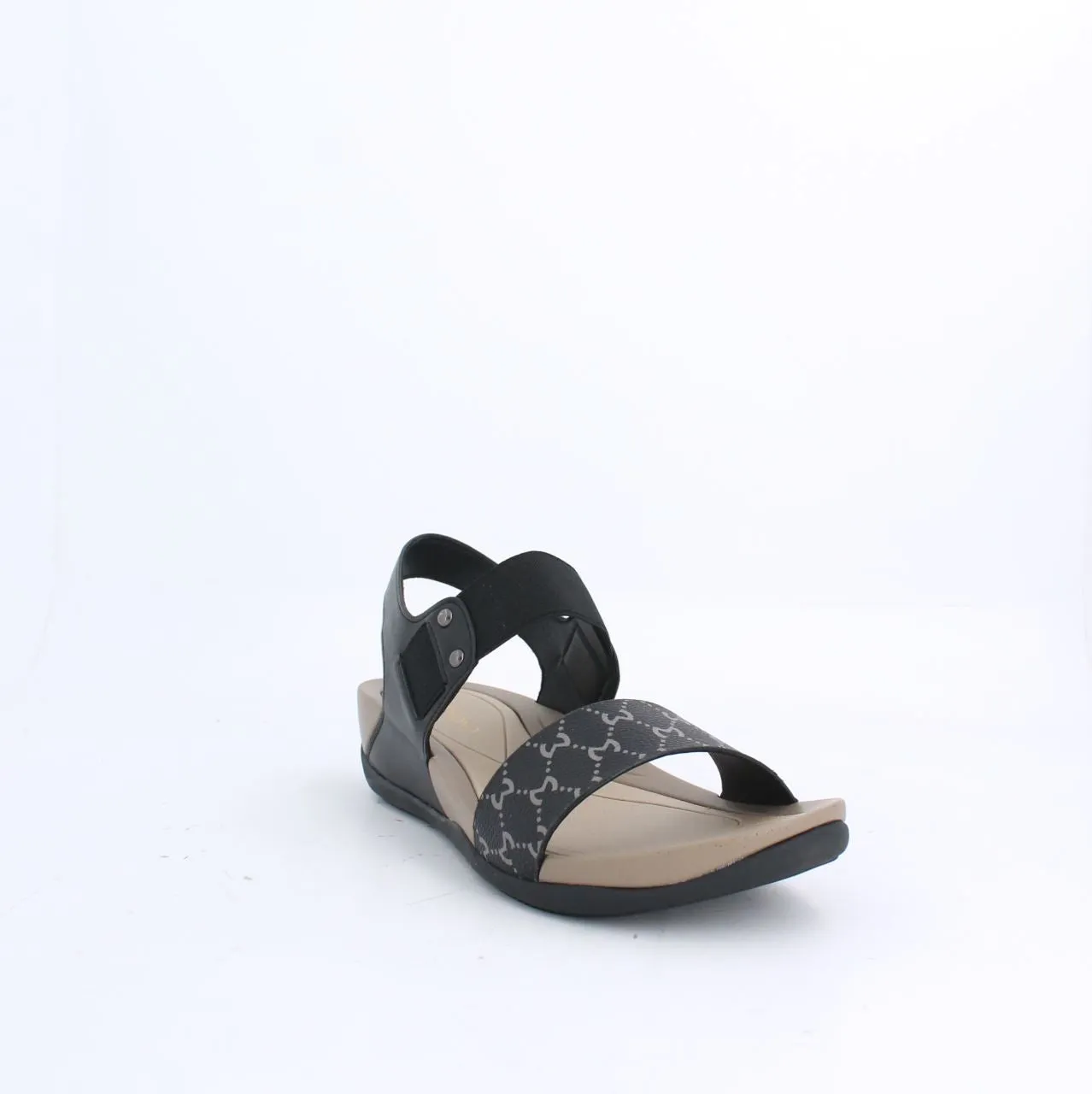 VETROY CASUAL SANDALS - BLACK