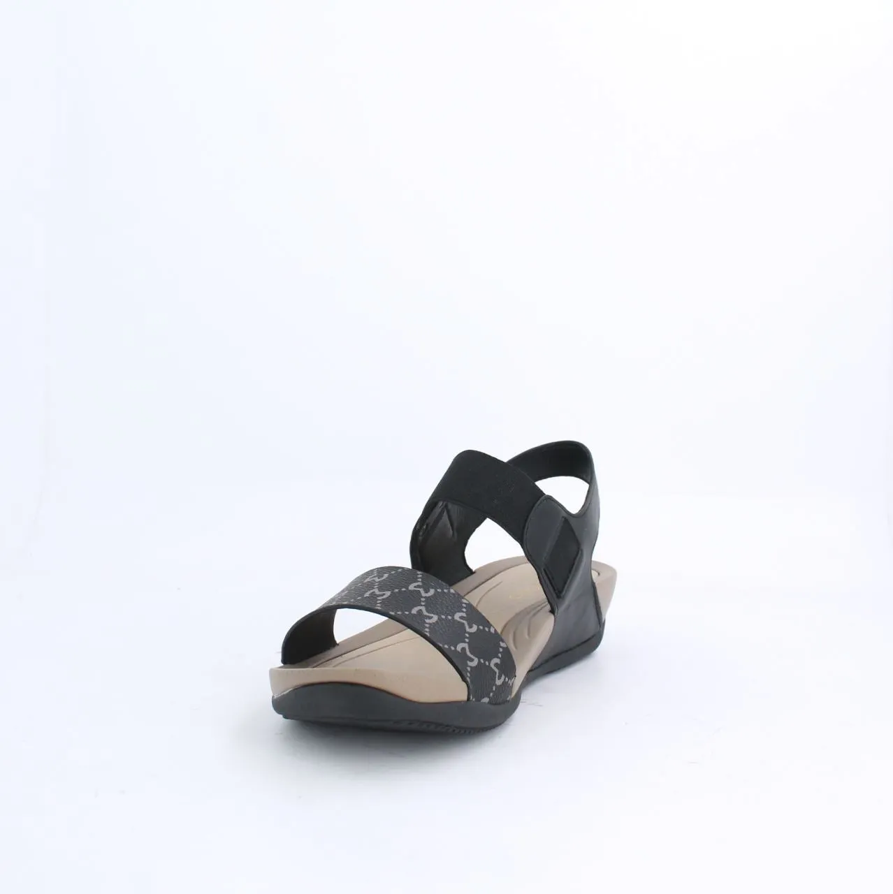 VETROY CASUAL SANDALS - BLACK