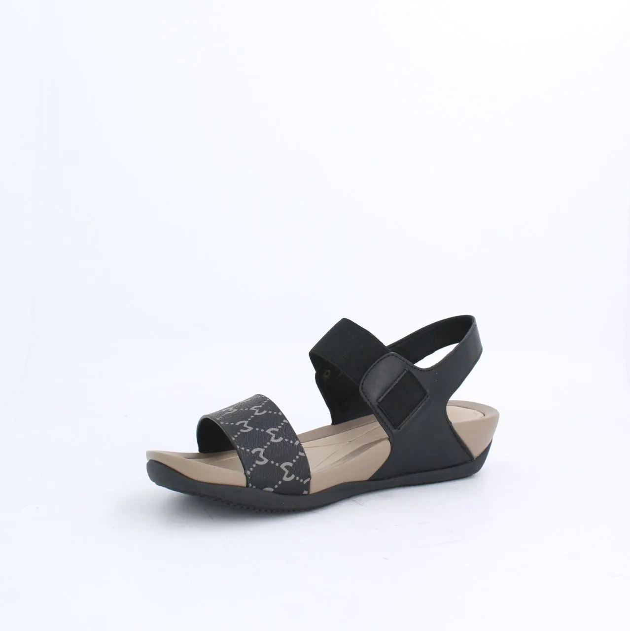 VETROY CASUAL SANDALS - BLACK