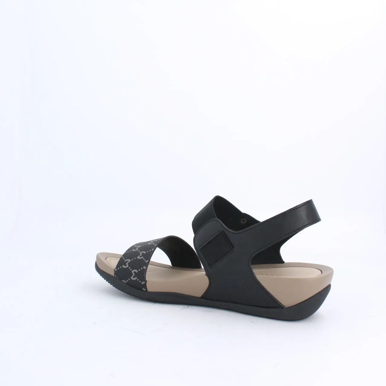 VETROY CASUAL SANDALS - BLACK