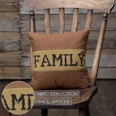 VHC Brands Settlement 12x12 Throw Pillow