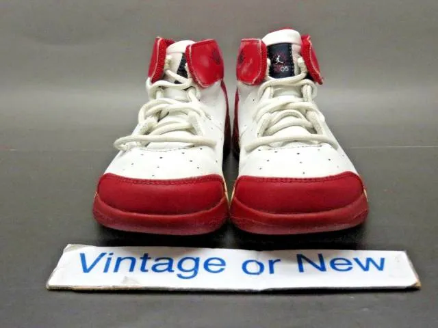 VTG OG Nike Air Jordan Melo 1.5 White Red Toddler 2005 s...