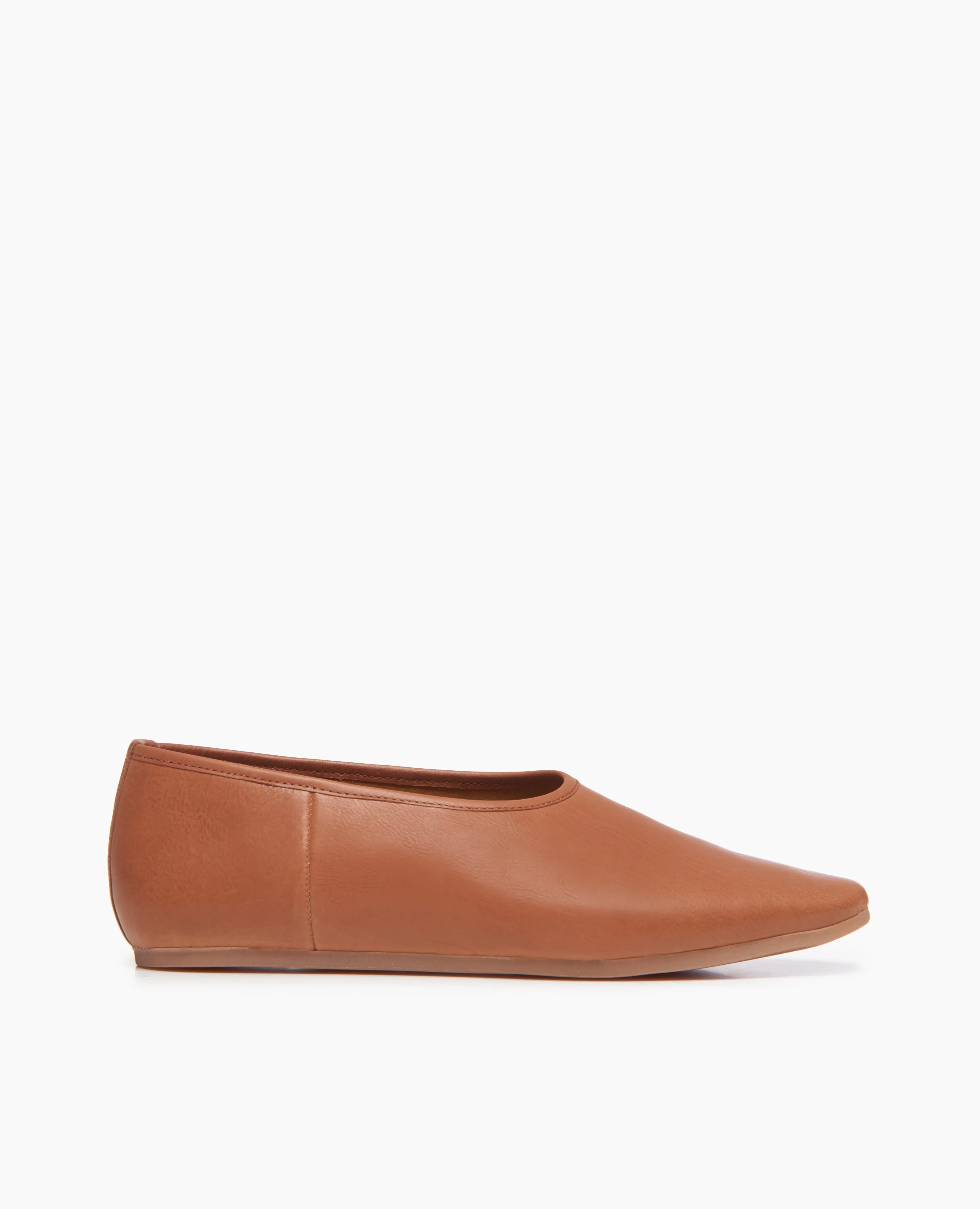 Warehouse Sale - Gen Flats Caramello Leather