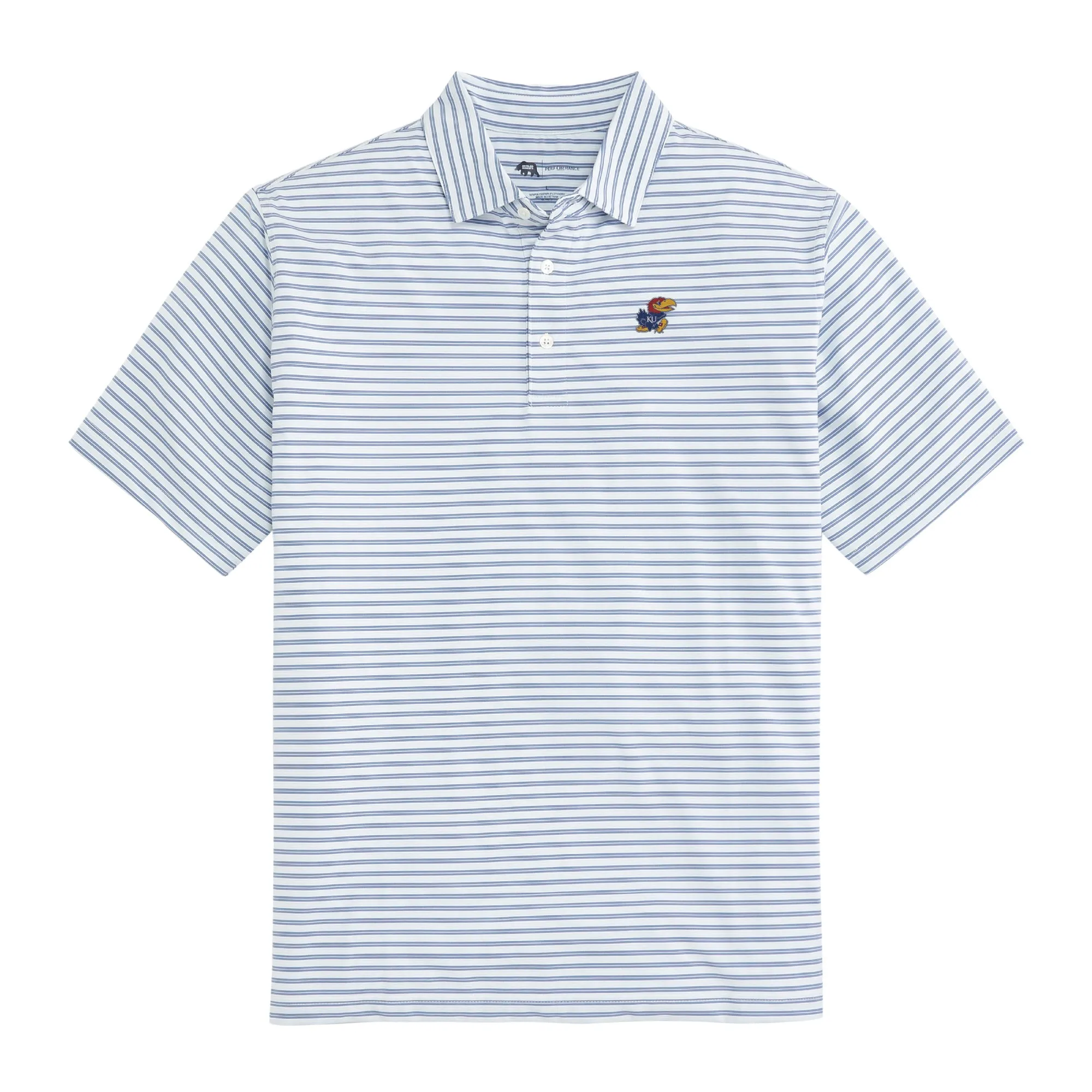 Wedge Stripe Kansas Performance Polo