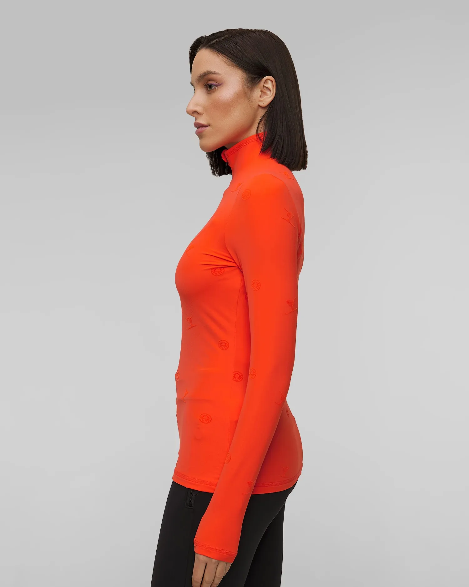 Women's red turtleneck Sportalm 1823006690-4105