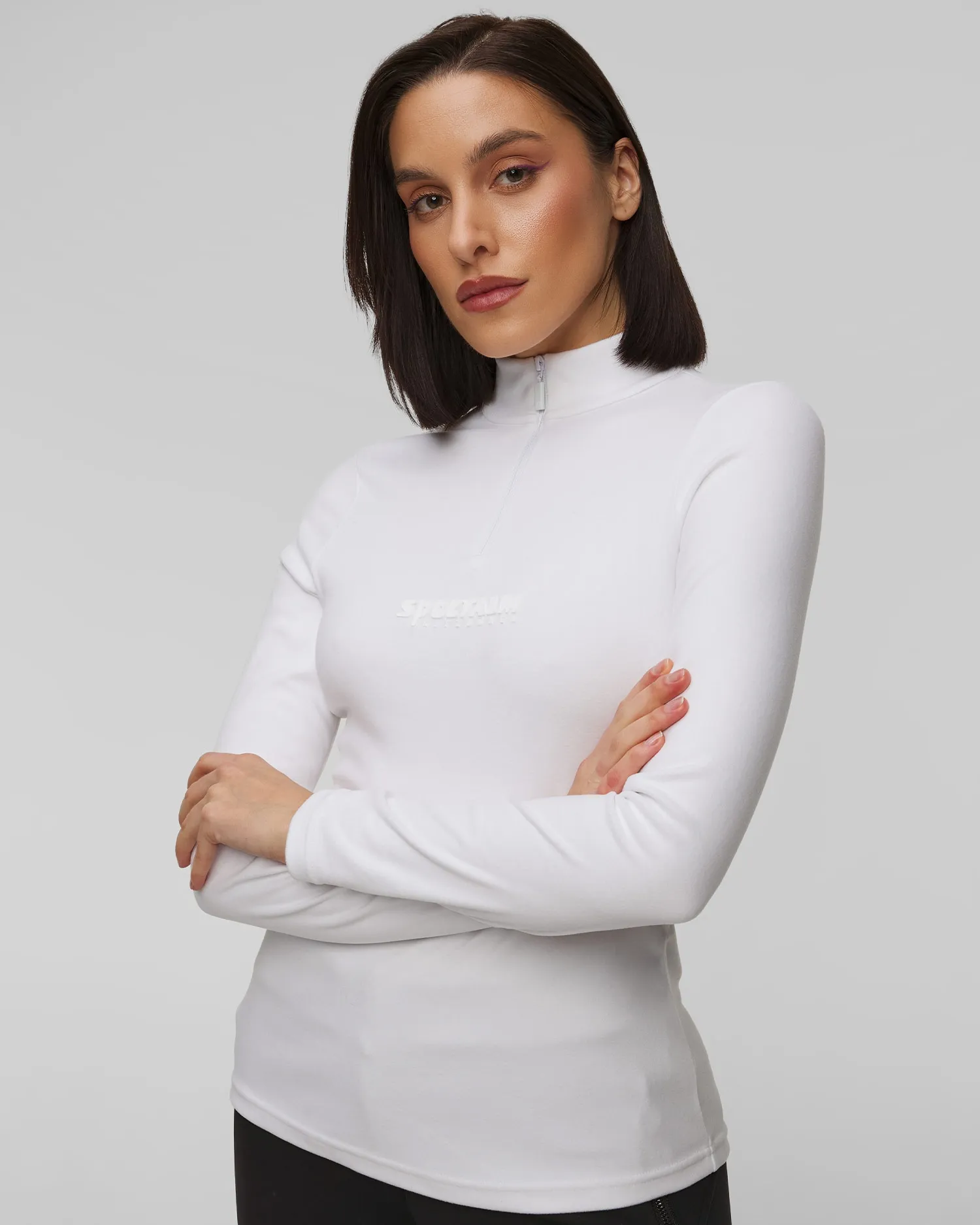 Women's white ski turtleneck Sportalm 1823014721-1