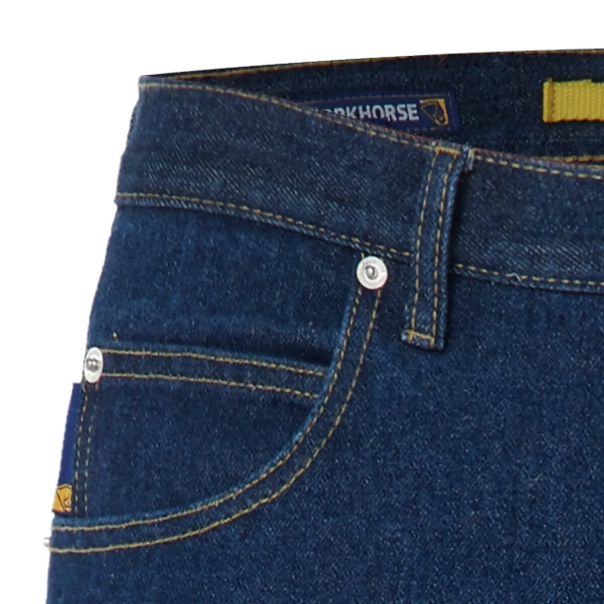 Workhorse MJE001 Men's Denim Classic Work Jeans - Cotton - Navy - 72R