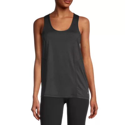 Xersion Womens Performance U Neck Sleeveless Tank Top Petite